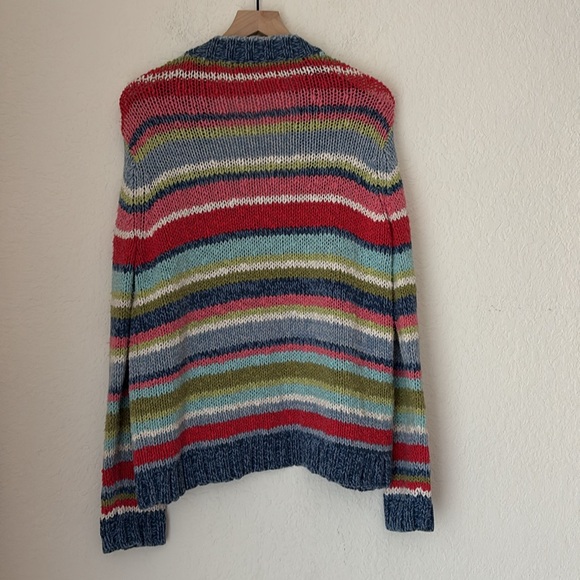 Lizwear comfy colorful zip up oversized cardigan size M - Picture 5 of 5